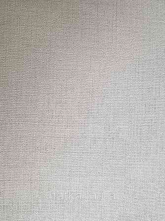 Шпалери метрові вінілові на флізеліні Grandeco Poeme однотонні структурні під тканину льон білі Київ