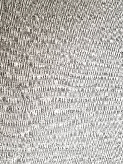 Шпалери метрові вінілові на флізеліні Grandeco Poeme однотонні структурні під тканину льон білі Київ - фото 2