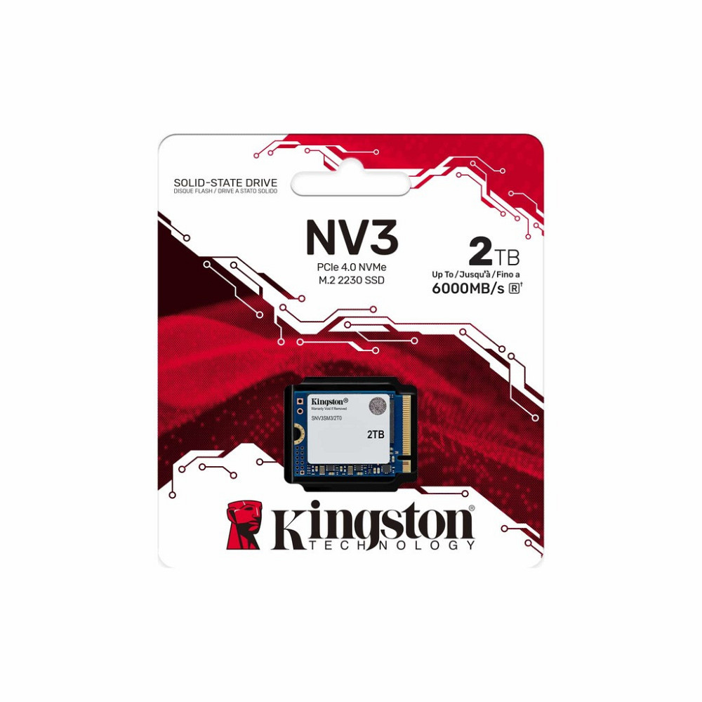 Накопичувач SSD M.2 Kingston NV3 2000GB NVMe 2230 PCIe 4.0 x4 3D NAND Одеса - фото 2