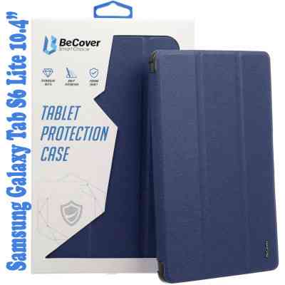 Чехол для планшета BeCover Soft Edge Pencil Mount Samsung Galaxy Tab S6 Lite 10.4 P610/P613/P615/P619 Deep Blue (708352) Винница