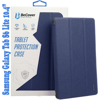 Чехол для планшета BeCover Soft Edge Pencil Mount Samsung Galaxy Tab S6 Lite 10.4 P610/P613/P615/P619 Deep Blue (708352) Винница - изображение 1