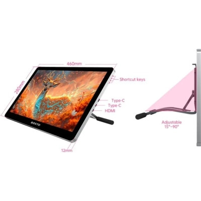 Планшет-монітор Bosto BT-19UHDT(M) (BT-19UHDTM) Вінниця - фото 4