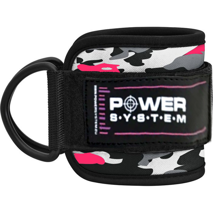 Манжеты на щиколотку Power System PS-3470 Ankle Strap Camo Pink/Black Луцк - изображение 2