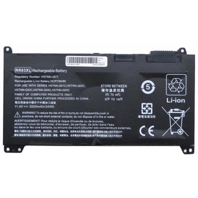 Акумулятор до ноутбука HP ProBook 450 G4 RR03XL, 34Wh (3000mAh), 3cell, 11.4V, Li-ion AlSoft (A47789) Вінниця - фото 1