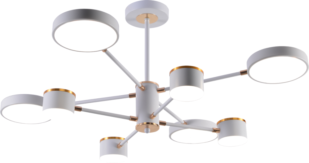 SIRIUS Люстра світлодіодна акрилова Sirius B X13288/8 WT+FGD Коломия - фото 3