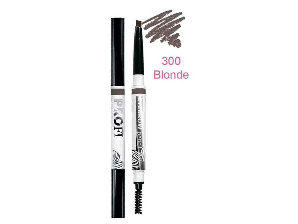 Карандаш д/глаз и бровей с щеточкой Blonde Profi Touch Eyebrow 300 1 g ТМ Colour Solmir Киев - изображение 1