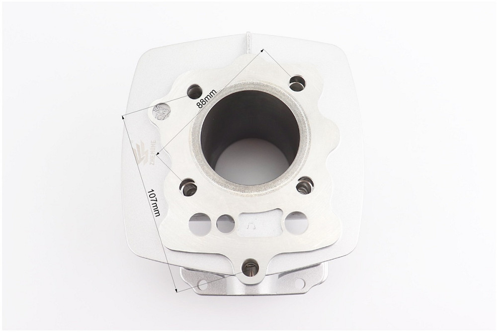 Циліндр к-кт (ЦПГ) 125cc Ø56,5мм (висота 70/97мм, палець 15мм) ZHENGHE Київ - фото 4