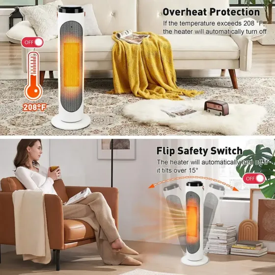 Тепловентилятор керамический дистанционным управлением 2000W Коломыя