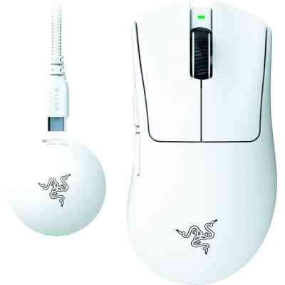 Мишка Razer DeathAdder V4 PRO Wireless/USB White (RZ01-05330200-R3G1) Вінниця