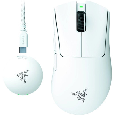 Мышка Razer DeathAdder V4 PRO Wireless/USB White (RZ01-05330200-R3G1) Винница - изображение 1