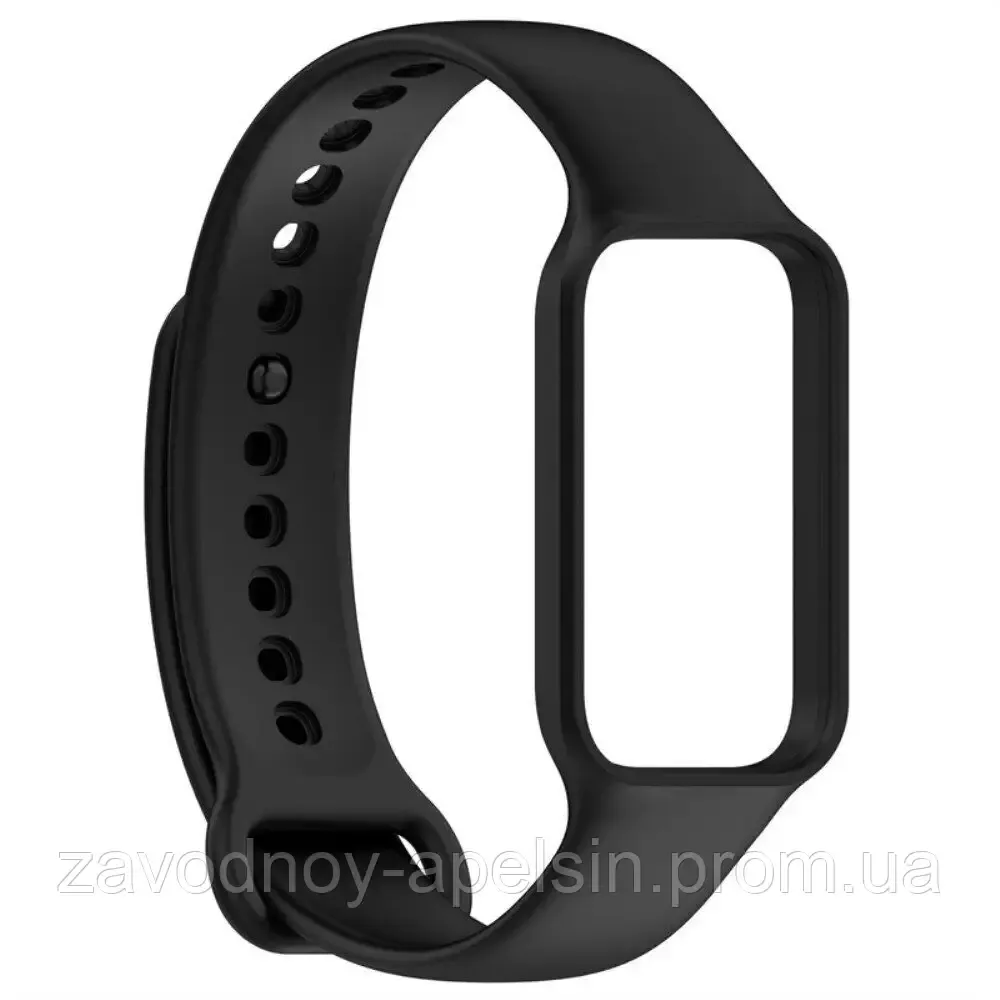 Ремінець прозорий Xiaomi Mi Band 8 Active (чорний) Одеса - фото 1