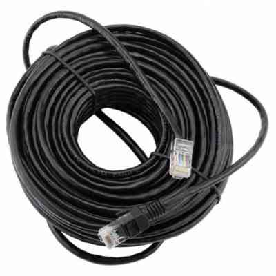 Патч-корд 15м, UTP, cat.5e, CCA, black Ritar (PCR-CCA/15Bk) Винница
