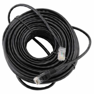 Патч-корд 15м, UTP, cat.5e, CCA, black Ritar (PCR-CCA/15Bk) Винница - изображение 1