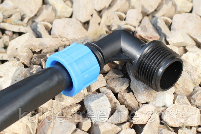 Стартер кутовий Presto-PS для крапельної стрічки з різьбленням 3/4 дюйма (ME-0117-34) Харьков - изображение 3