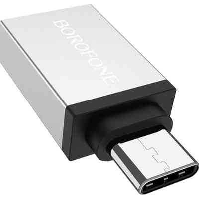 Перехідник OTG USB 3.0 AF to USB-C BOROFONE (6957531090328) Вінниця