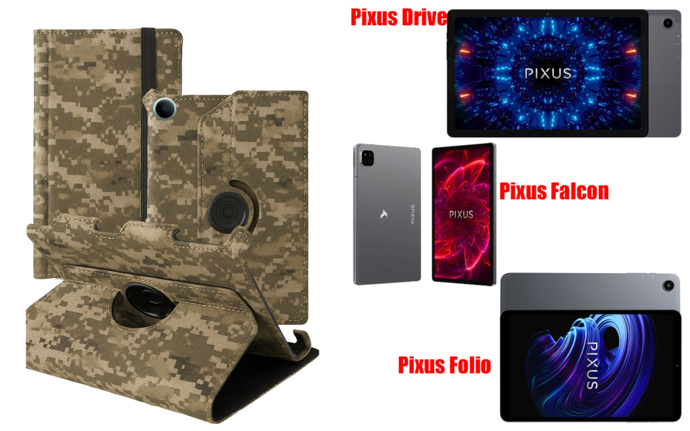 Чехол Spinner360 для планшета Pixus Drive, Falcon, Folio, цвет Xaki Киев - изображение 1