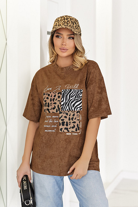 Стильная футболка тай-дай 