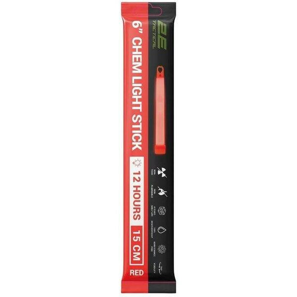 Хімічне джерело світла 2E GS6, 15см, 12 годин, червоний (2E-CGS6-RD) Київ - фото 1