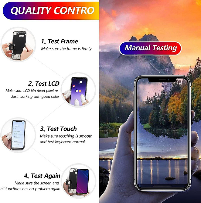 Дисплей та сенсорний екран iPhone X/XS/Xs Max 5.8" Луцьк - фото 4