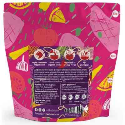 Їжа швидкого приготування Food Mission Локшина з куркою та овочами 65 г (fm.30580) Вінниця