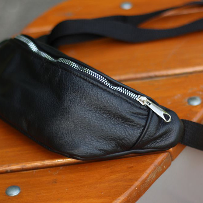 Сумка бананка черная, Бананка с отделениями, Бананка кожаная мужская Фирменная мужская сумка EV-81 Ивано-Франковск - изображение 9