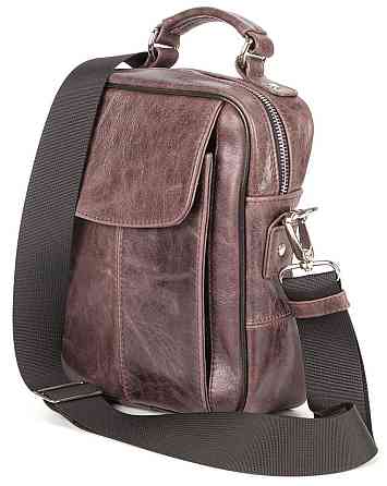 Сумка SHVIGEL 00874 кожаная Коричневая Киев