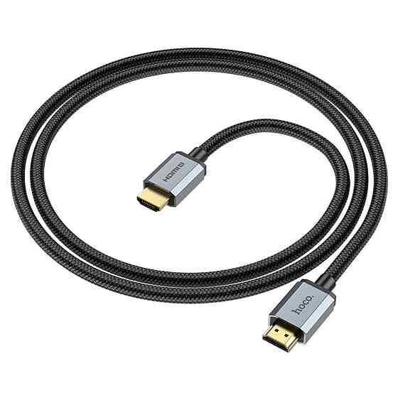 Кабель HOCO US03 HDTV 2.0 Male to Male 4K HD data cable(L=3M) Black Київ