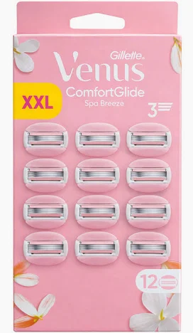 Змінні картриджі для гоління (касети леза) жіночі Venus ComfortGlide Spa Breeze 12 шт Львів - фото 1