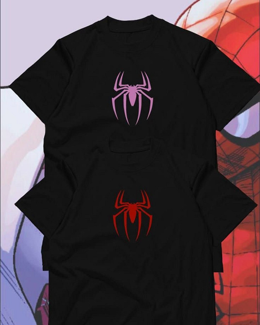 Парні футболки Spider-Man та Spider-Gwen для закоханих | Oversize Чернівці - фото 7