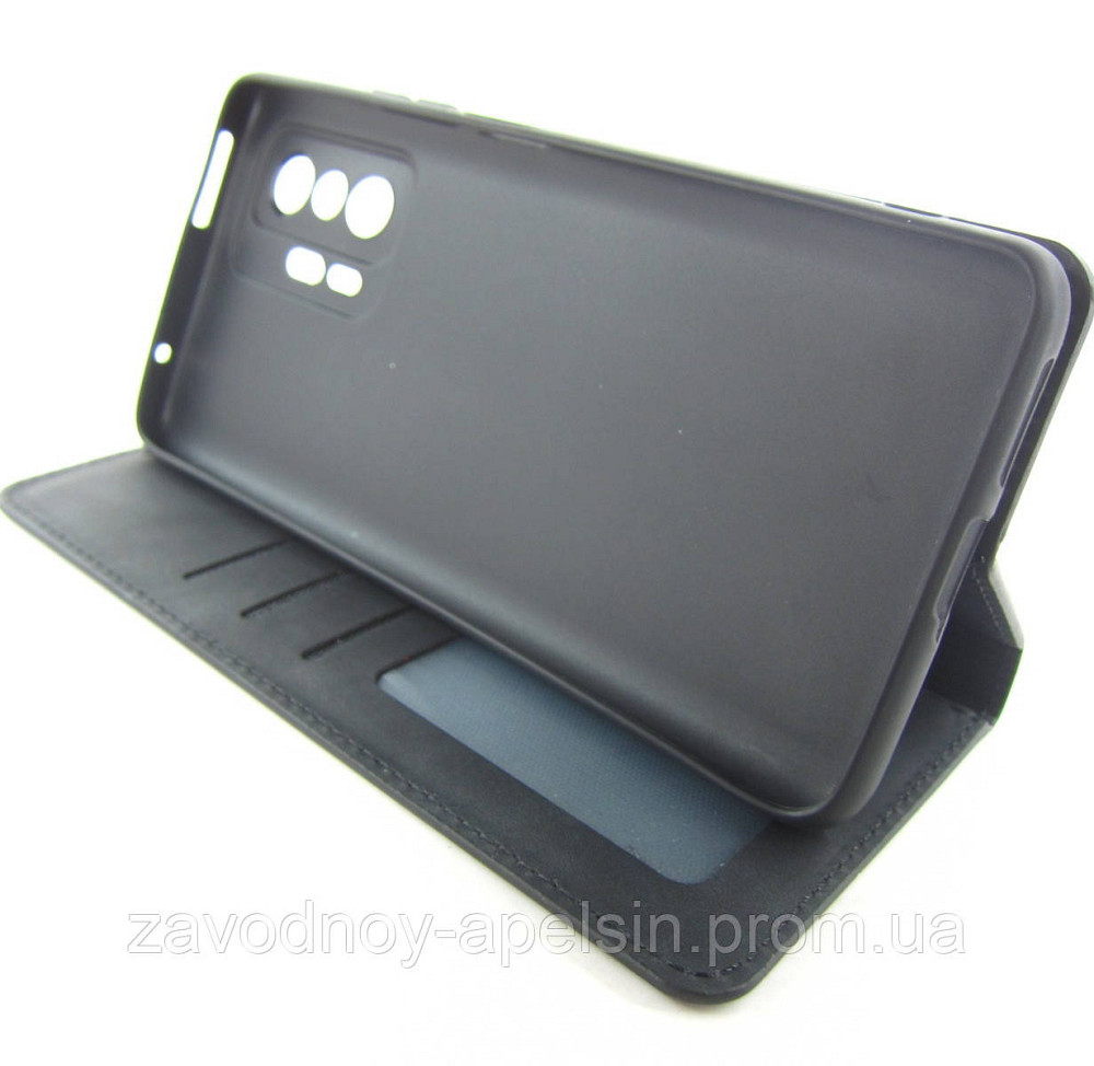 Чохол-книжка Xiaomi 11T Pro Захист камери (чорний) Одеса - фото 3