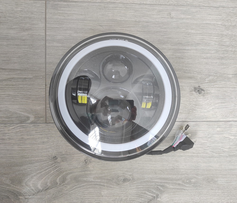 Комплект Світлодіодних фар 7 дюймів Led ВАЗ 2101 2121-21213 Нива Уаз Газ Ваз 45W Харків - фото 7