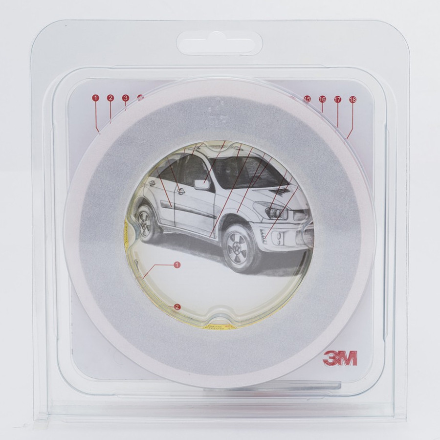 Скотч двосторонній 9мм х 5м 3M GT6008F "Foam Tape" (ціна за уп.-2шт) темно сірий, 32320 Київ - фото 3