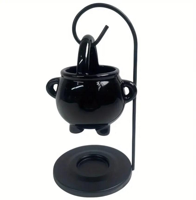 Керамічна аромалампа для свічок, Підвісна масляна лампа для ароматерапії з керамічним дифузором. Київ - фото 4