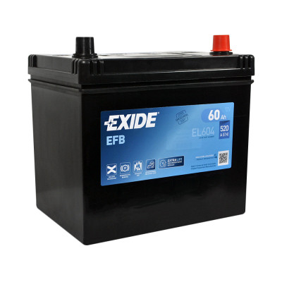 Акумулятор автомобільний EXIDE START-STOP EFB 60A (EL604) Вінниця - фото 3