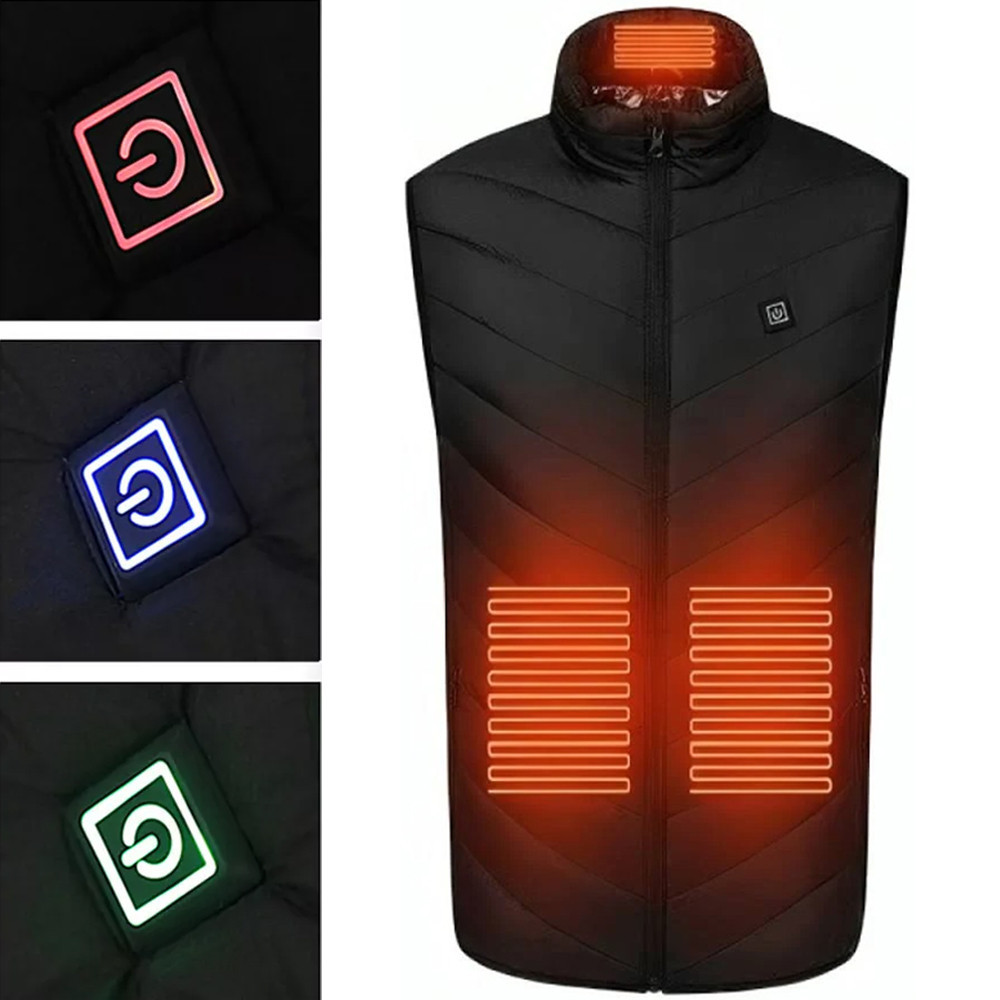 Чоловічий жилет з підігрівом 4XL,від USB,3 режими SBR Київ - фото 1