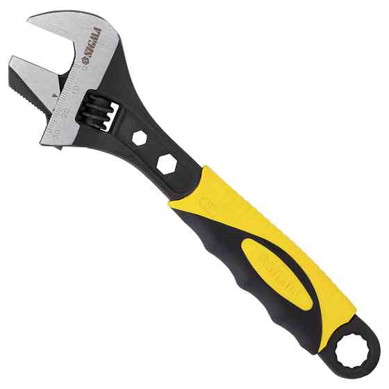 Sigma Ключ разводной с переставной губкой 200мм, 0-30мм CrV (TPR) SIGMA (4100921) Киев