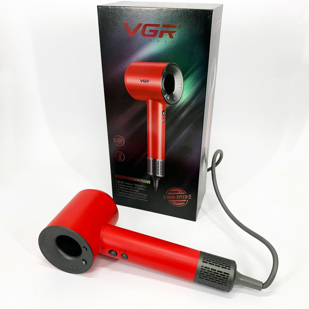 Хороший мощный фен, Фен с холодным и теплым режимами, Фен для объемной укладки для дома и салона TL-97 Львов - изображение 10