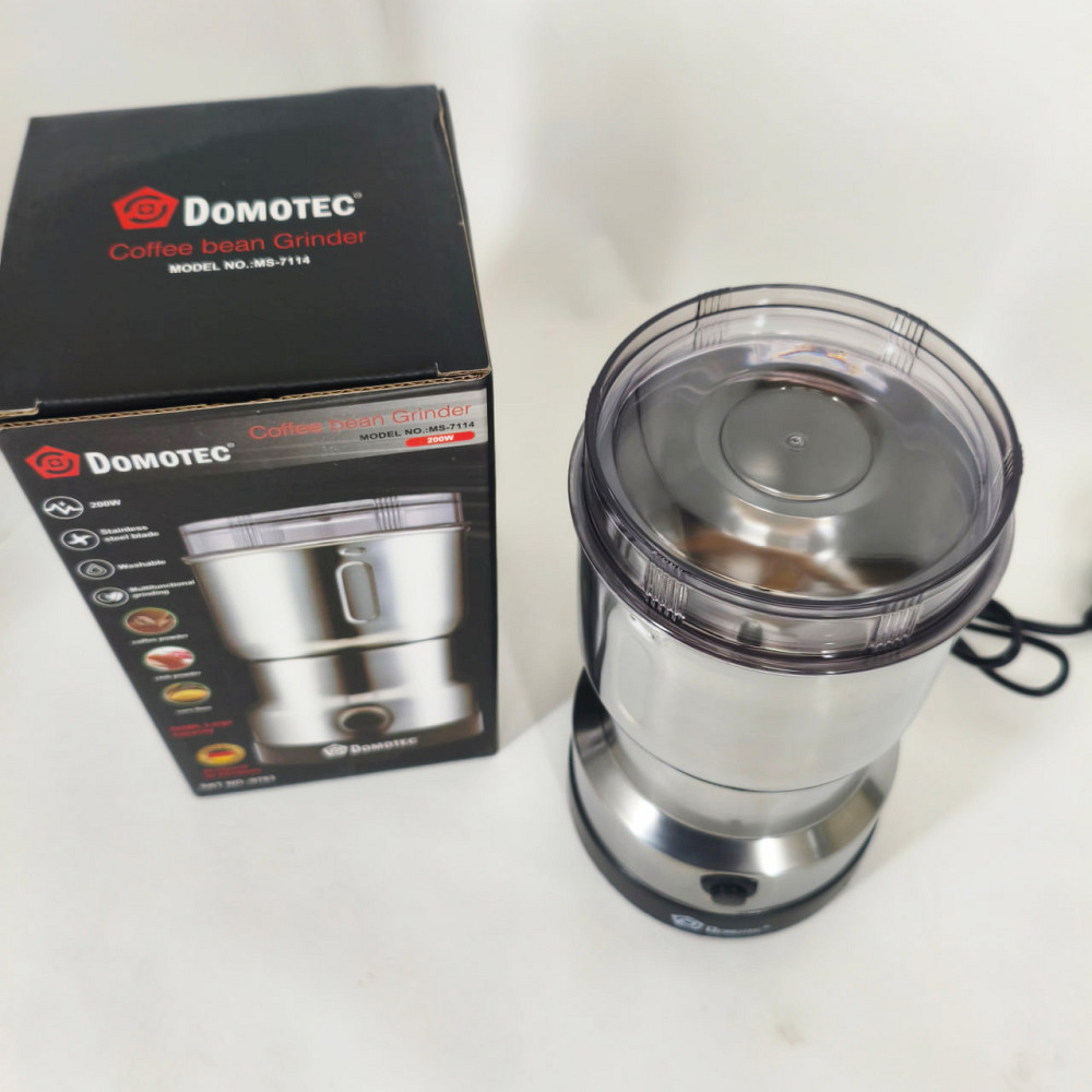 Електрична кавомолка Domotec MS 7114 200Вт ножова для кави та спецій YJ-82 Івано-Франківськ - фото 4