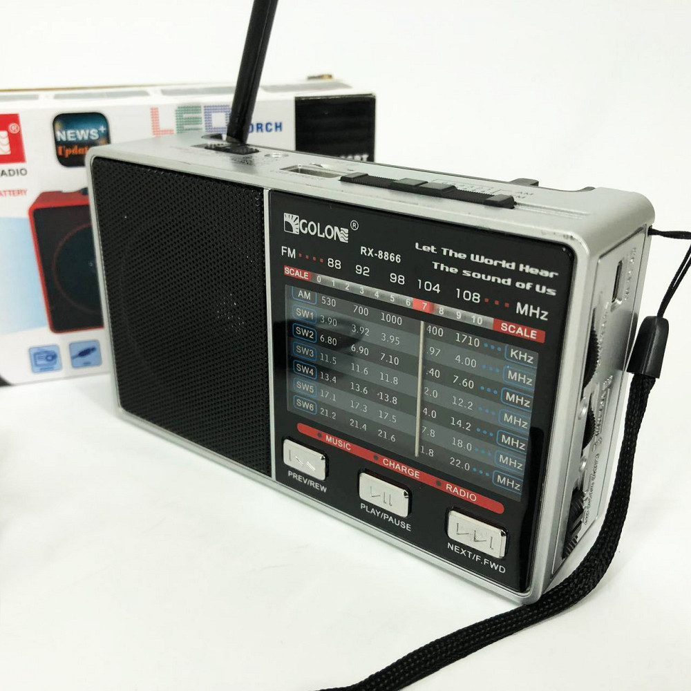Портативне аварійне радіо, що працює від мережі, Портативне радіо, Радіоприймач з гарною якістю прийому DV-80 Львів - фото 13