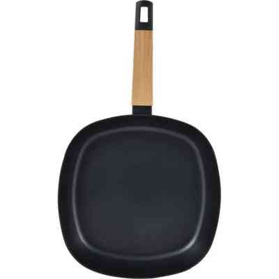 Сковорода Bergner Гриль Earth Black 28 см (BG-34625-BK) Винница