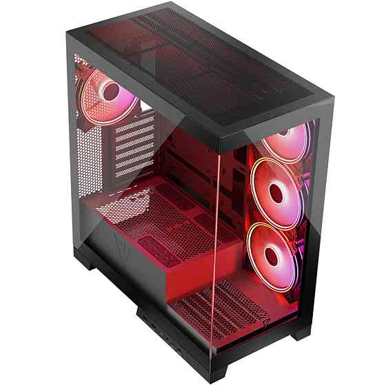 Корпус Modecom VOLCANO SPACE APEX ARGB 4x140mm fans MIDI USB 3.0x2+TYPE-C BLACK без БЖ ATX Вінниця