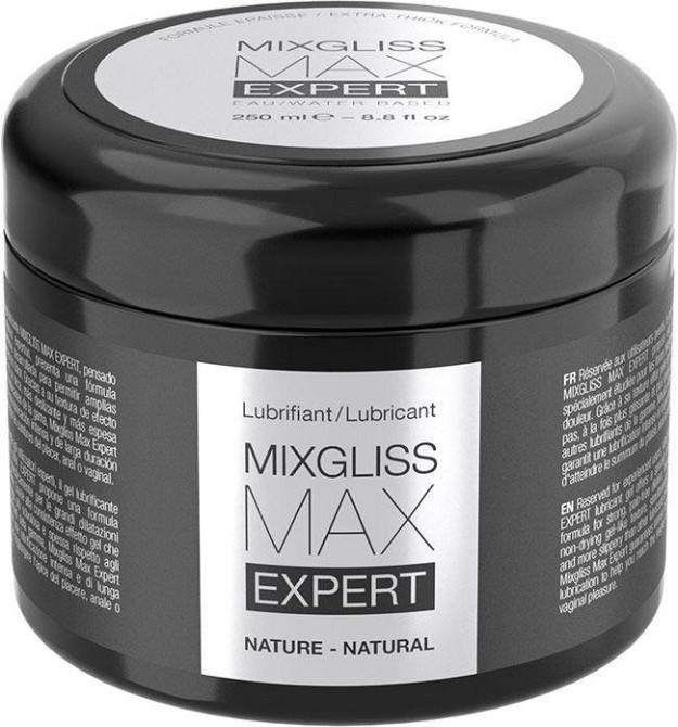 Густая смазка для фистинга и анального секса MixGliss MAX Expert Nature (250 мл) на водной основе Sex Aura Киев - изображение 1