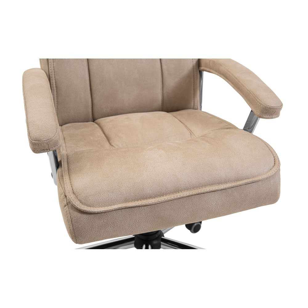 Офісне крісло керівника Burgas Mustang Хром M3 Multiblock Кремовий Київ - фото 8