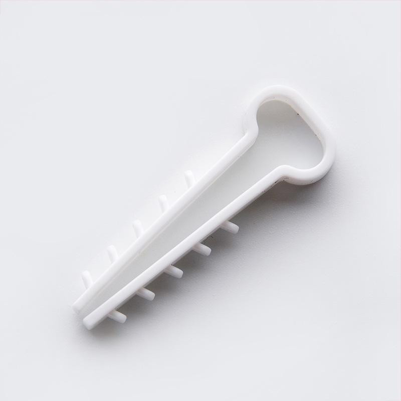 Дюбель швидкого монтажу для кабелю (10х5) плоский білий (пач. 100шт) Харків - фото 1