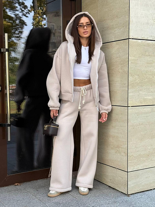 Жіночий теплий костюм на флісі Сірий 42/46 Харків - фото 1