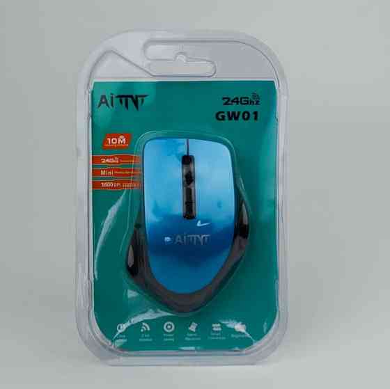 Миша безпровідна AITNT GW01 Blue Киев