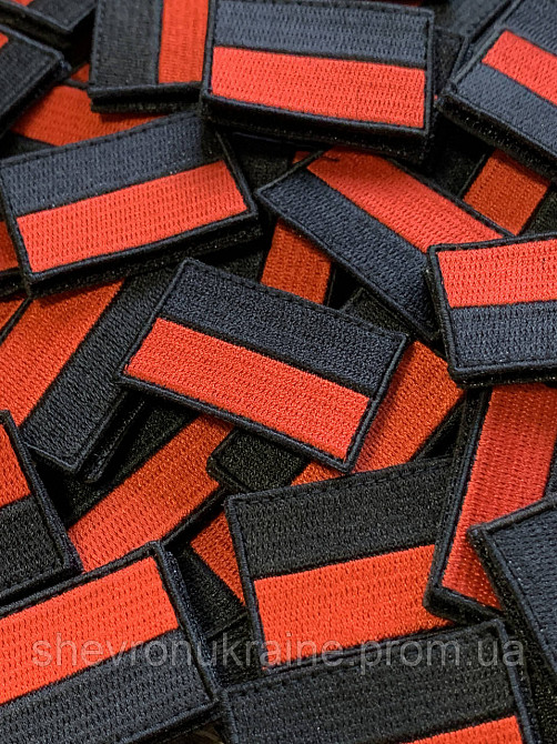 Шеврон Прапор УПА міні (Форма прямокутна. На липучці) Розмір 3x4.5см Київ - фото 3