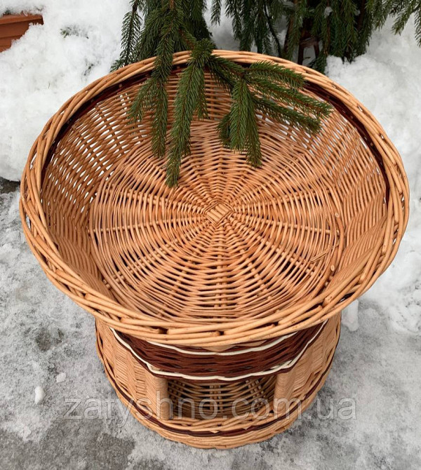 Кошик для кота плетений з лози Київ - фото 7