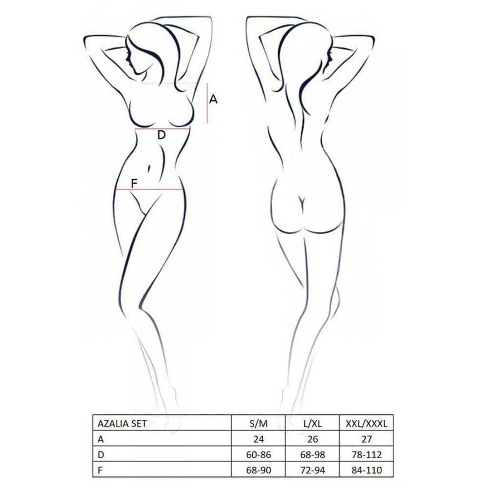 Эротический комплект Passion AZALIA SET L/XL, black Sex Aura Киев - изображение 7