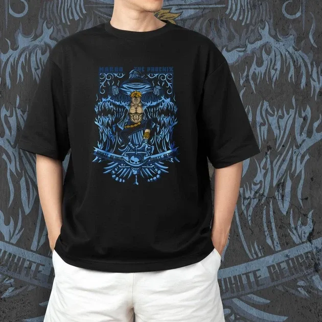 Футболка для подростка мальчика с принтом Ван Пис Марко Феникс Размер 160 Anime10172 Днепр - изображение 3